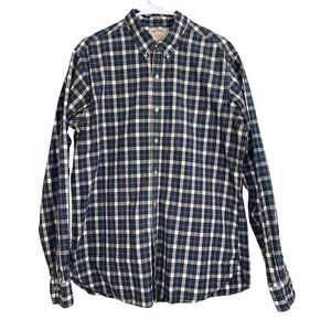 Brooks Brothers Mens X Slim Multicolor Plaid Long Sleeve Button Down Shirt Large